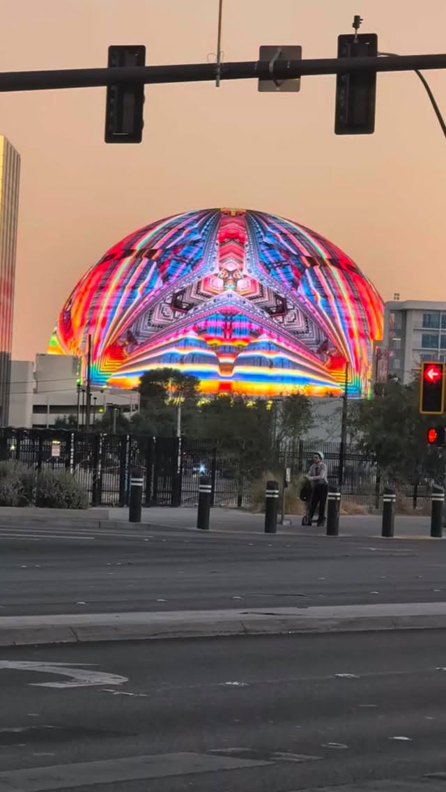 Las Vegas beyond the casinos: the Strip, the Sphere and public art
